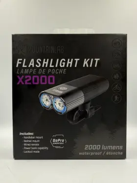 Lumen Ml-flk-x2000 Mountain Lab Black X2000 Flashlight System -
