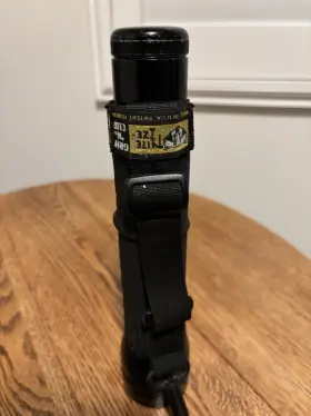 Mag-lite 02022306886 Vintage 10 In Mag-lite Flashlight 2 D Batt With Nite Ize Grip N Clip #02022306886