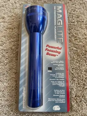102-000-902 Mag-lite New Vintage Maglite 2c Cell Flashlight Incandescent Usa Blue S2c986 102-000-902 Mag-lite New Vintage Maglite 2c Cell Flashlight Incandescent Usa Blue S2c986