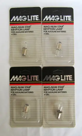 107-000-019 Mag-lite 4 Mag-num Star Krypton Replacement Bulbs Maglite Cell Alkaline Nos 107-000-019 Mag-lite 4 Mag-num Star Krypton Replacement Bulbs Maglite Cell Alkaline Nos
