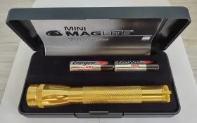 Mag-lite 113-000-126 Mini Maglite 2-cell Aa Classic Flashlight Xenon With Gift Pres Box And 2 Batteries