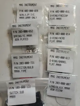 Am2a064 Mag-lite Aa Service Kit Parts For Switches And O-rings Lenses Spring 8 Pieces Am2a064 Mag-lite Aa Service Kit Parts For Switches And O-rings Lenses Spring 8 Pieces
