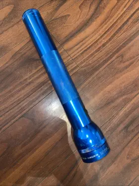 D3049558844 Mag-lite 12.5 Inch Blue Aluminum Flashlight Made In The Usa Bat. Not Inc
