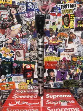 Mag-lite Fw09 Supreme Maglite 6 Cell Led Flashlight Black 2009 Rare Og Used