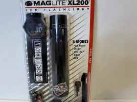 Mag-lite Xl200-s301c Mag-lite Xl200 Led Flashlight 230 Lumens Black New With Accessories