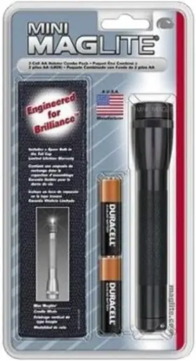 459-m2a01h Maglite 106-720 Mag-lite - Aa Mini Black Holster Combo Pack With Batteries
