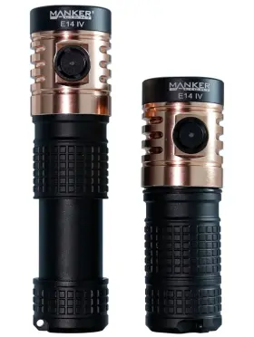 Mankerlight E14-iv Manker E14 Iv Huge Floody Beam Pocket Flashlight With Quad Led Magnetic Base F
