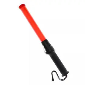 Maximum Safety 705353782640 16 Inch Orange/black Light Baton With 3-light Modes And Clip