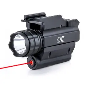 Mccc Mgl-003u Tactical Red Laser Sight With 500 Lumens Led Flashlight Compact Rail Mounted