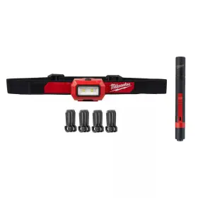Milwaukee 744110749915 350 Lumens Led Headlamp And 100 Aluminum Pen Light With Clip Milwaukee 744110749915 350 Lumens Led Headlamp And 100 Aluminum Pen Light With Clip