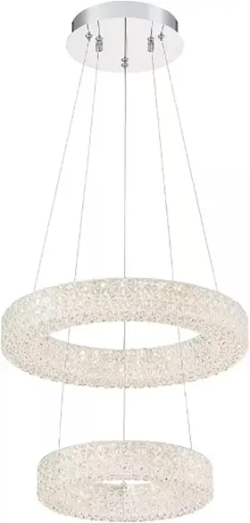 Minka Lavery 11222 150-watt Equivalence Integrated Led Chrome Pendant