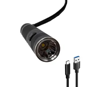 Miramagjus S21uc Bright Portable White Flashlight Type-c Usb Port Rechargeable Led