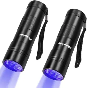 Morpilot 726084022560 Blacklight Flashlights Uv Flashlight 12 Led 395nm Ultraviolet Blackligh