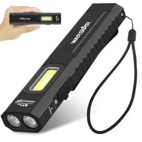 Mougcet St1-pro Rechargeable Edc Flashlight 1500 Lumens Uv Magnetic Usb C Pocket