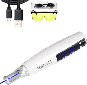 Neatcell 747165472999 Rechargeable Blue Light Pen With Customer And Operator Glasses