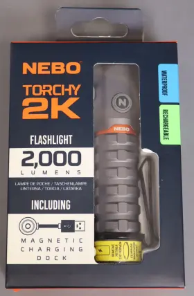 Nebo 060945231285 Flashlight - Torchy 2k Lumens