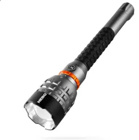 Nebo 645397941873 Davinci 18000 Lm Black/gray Led Rechargeable Flashlight Neb-flt-1068