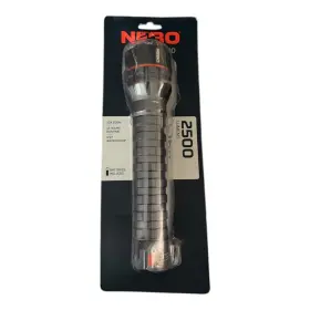 Ipx7 Nebo 667401573105 Newton 2500 Lumen 10x Zoom Waterproof Flashlight Grey Open Box New