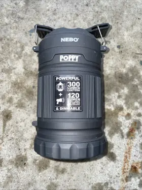 Nebo Hl17d Poppy Lantern Flashlight 300 Lumen Dimmable Led Light