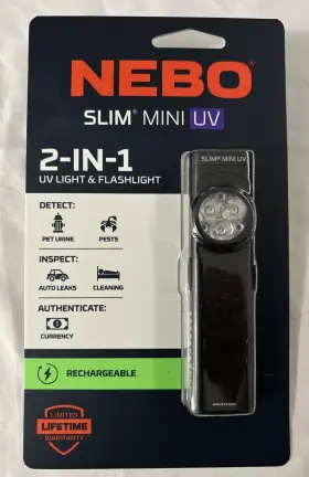Neb-poc-1005 Nebo Slim Mini Uv Pocket Light And Flashlight Brand New Neb-poc-1005 Nebo Slim Mini Uv Pocket Light And Flashlight Brand New