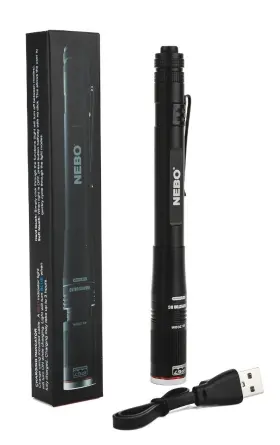 Nebo Nebpoc0005 Inspector Rc Rechargeable Pen Light 360 Lumens Waterproof Ip67 Flex Power
