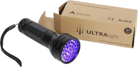 Network 313108021052 Ultralight Uv Flashlight Black Light 51 Led 395 Nm - Detector For Pet Urine Pe