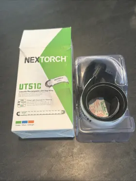 Nextorch Ut51c Safety Slap Bracelet With Green Blue And Orange Leds Comfortable