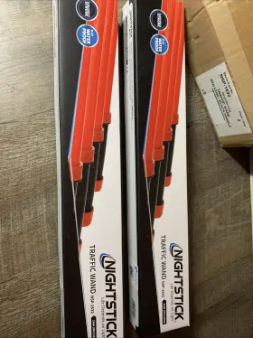 Nightstick Ns-nsp-1632 Waterproof Lightweight Led Traffic Wand With Black Grip 2pack