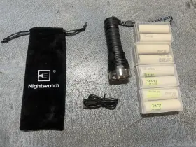 Nightwatch Ns14r A54 Ultra 20 000 Lumen Flashlight With 8 Samsung 21700 30t Cell