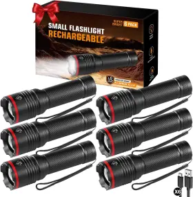 Ningbo Lingrui E-commerce Co. Ltd. 313049269261 Rechargeable Flashlights High Lumens 4pack Super Bright Flashlight