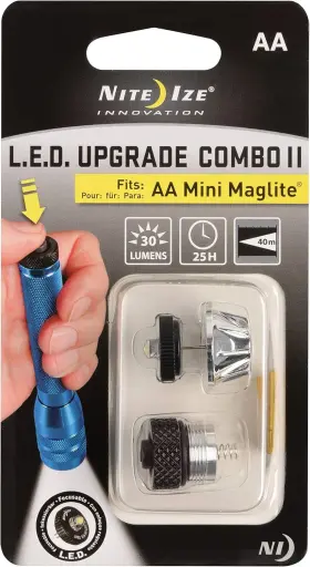 9001219-ssi Nite Ize Led Flashlight Upgrade Fits Aa Mini Maglite Upgrades Bulb To 30 Lumen 9001219-ssi Nite Ize Led Flashlight Upgrade Fits Aa Mini Maglite Upgrades Bulb To 30 Lumen
