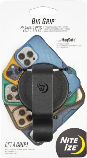Nite Ize Bg-01-r3 Big Grip Magnetic Clip And Stand For Magsafe Iphones Only