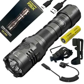 Nitecore 2563 P20ix Usb-c Rechargeable Led Flashlight 4000lmn With Rsw2i Offset Mount