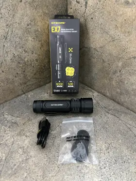 Nitecore 952506409563 Ex7 Rechargeable High Performance Flashlight - Usb-c 6000 Lumens
