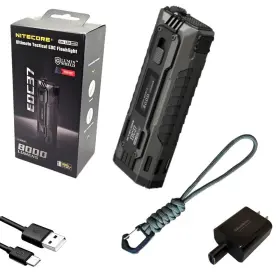 Nitecore Edb-nc-edc37 Edc37 8000 Lumen Rechargeable Compact Led Tactical Flashlight