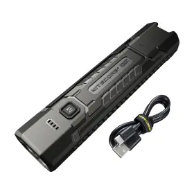 Edc07 Nitecore 1500 Lumens Rechargeable Flashlight Black