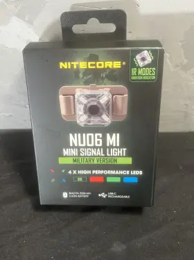 Nitecore Nu06-mi Nu06 Mi Red Green Blue Ir Signal And Safety Light