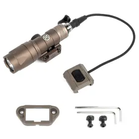 Nobuhiro 01-de M300a 500 Lumens Tactical Flashlight With Modbutton Pressure Switch