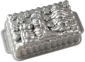 Nordic Ware 93048 Winter Wonderland Loaf 6-cup Silver