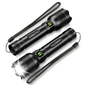 Oldber 749782169856 Rechargeable Led Flashlights High Lumens 2 Pack 5 Modes Small Bright H