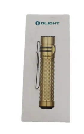 Olight 213060 Warrior Mini 3 Wm3 Brass Ltd Edition Flashlight Black Diamond Nib