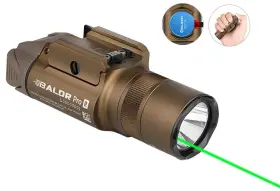 Olight 6546498 Baldr Pro R Desert Tan Rechargeable Light Led/green Beam 1350 Lumens