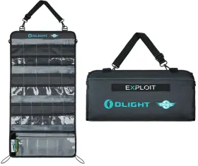Olight 65489 Exploit Black Multifunctional Tool Roll Bag Scratch/water Resistance