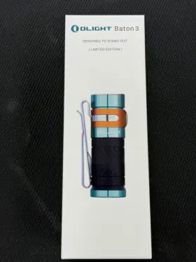 Olight 6975498007241 Baton 3 Roadster Limited Edition 1200 Lumens Rechargeable Torch New