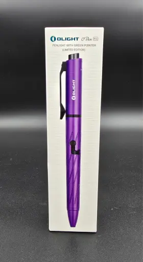 Olight 972378123688 Open Pro Purple Penlight With Green Pointer Limited Edition Oftpen