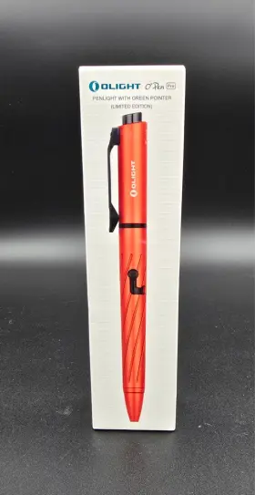 Olight 972378123695 Open Pro Orange Penlight With Green Pointer Limited Edition Oftpen