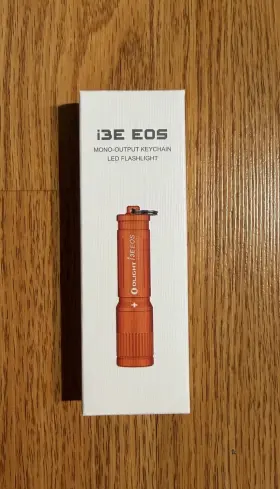 Olight 972378123800 I3e Eos 90 Lumen Keychain Led Flashlight Orange Eagle Engraving