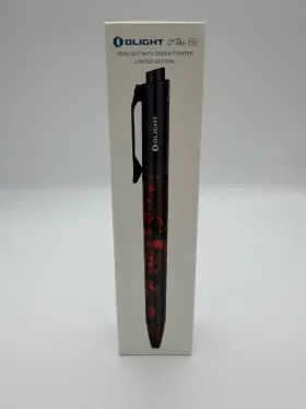 Olight 972378124463 Open Pro Penlight With Green Pointer Ember Red Very Rare Color Brand New