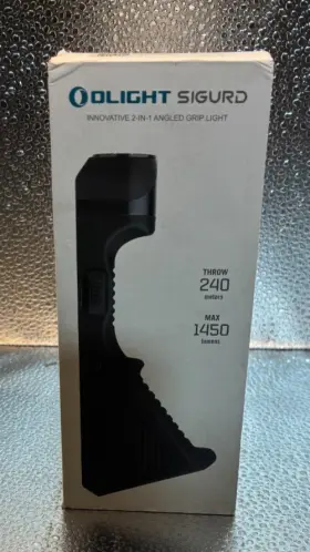 Olight 972378125545 Sigurd 2 In 1 Angled Grip Flashlight 1450 Lumens Black
