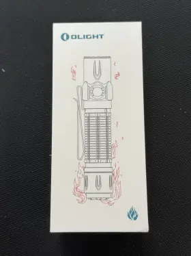 Olight 972378126757 Warrior 3s Ti Fire Limited Edition Element Rechargeable Flashlight New